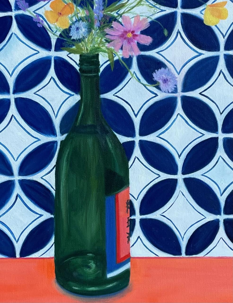 Sake Bottle Bouquet