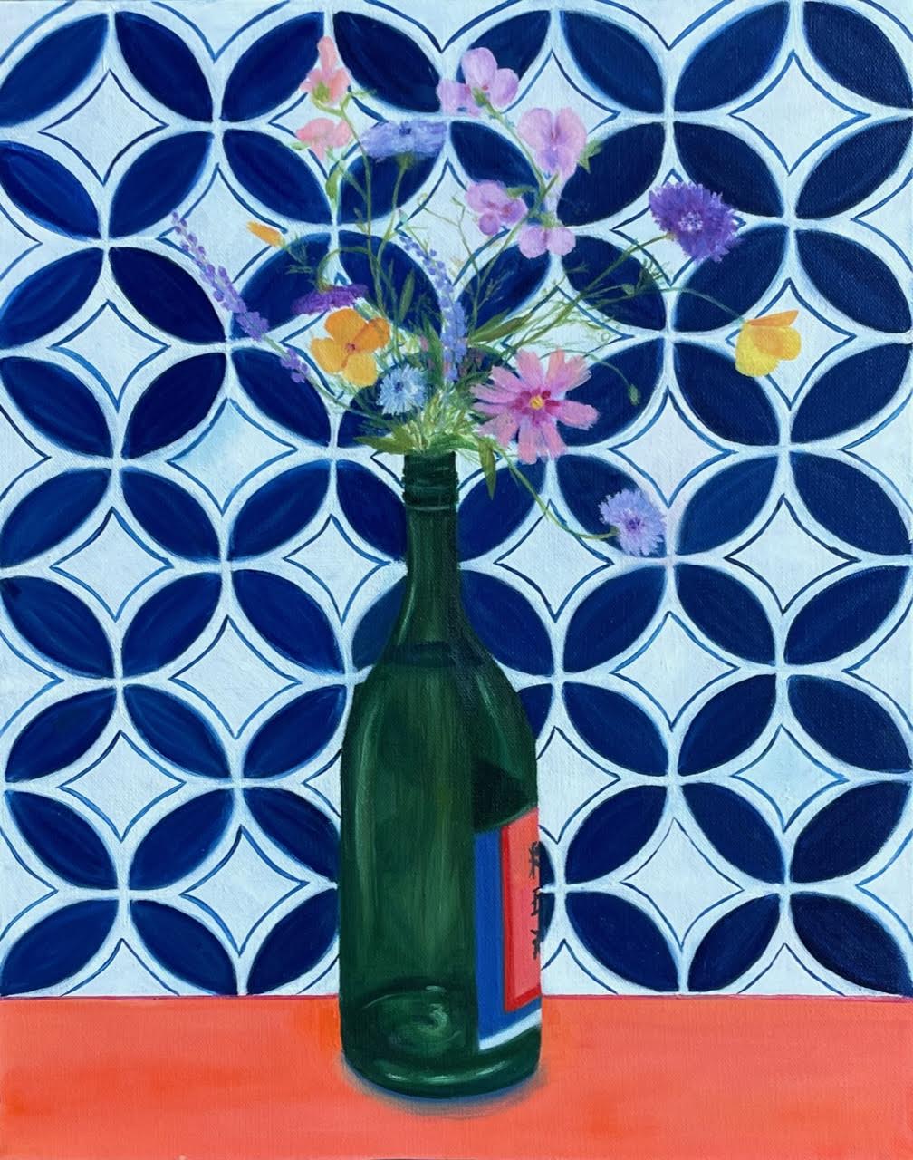 Sake Bottle Bouquet