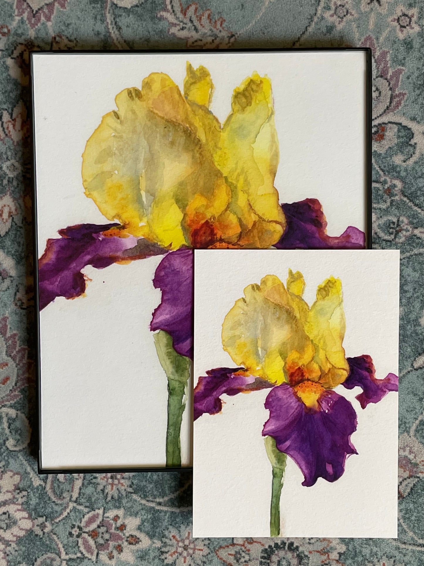 Sunset Iris: Purple print