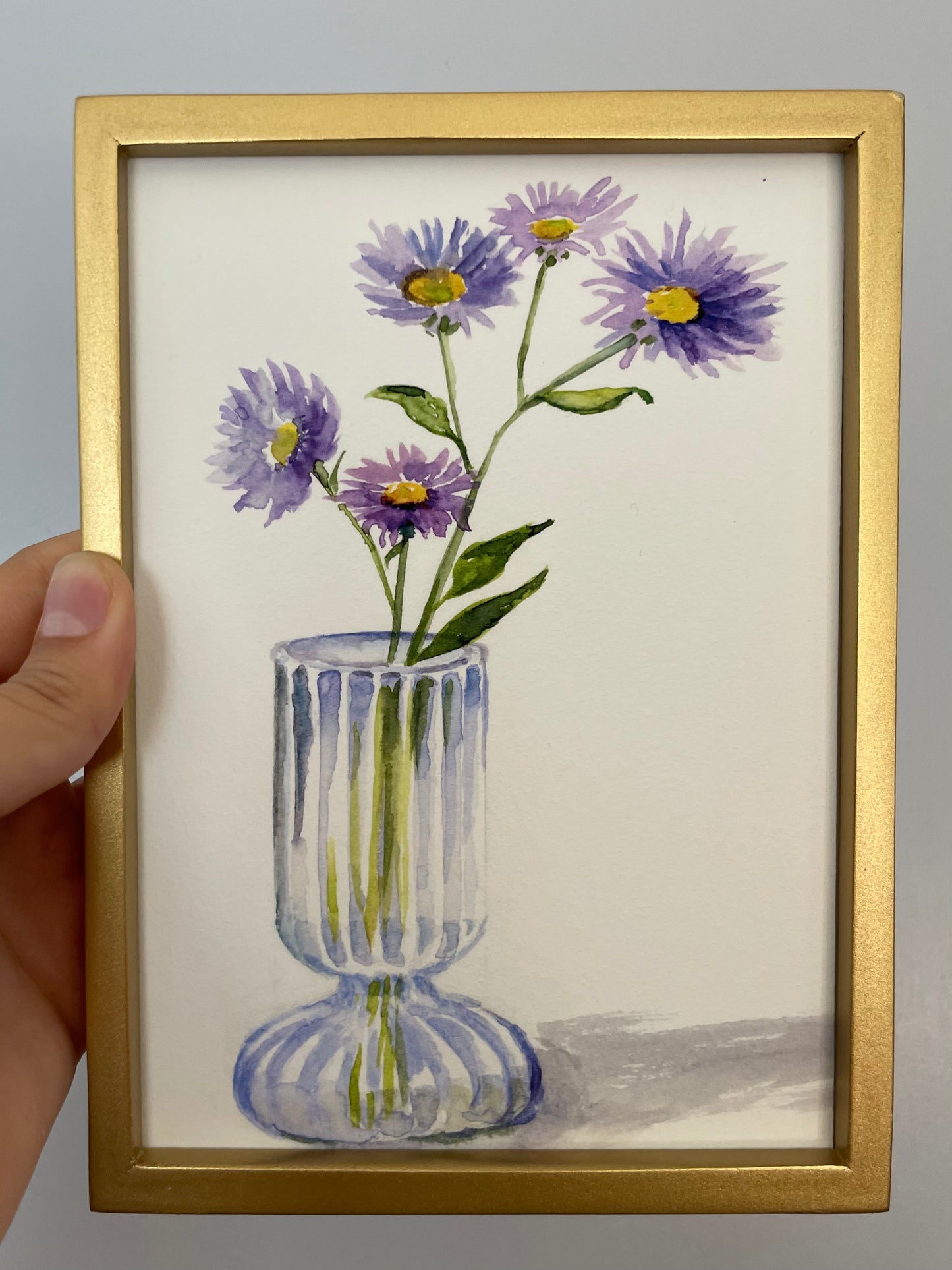 Purple Daisies print