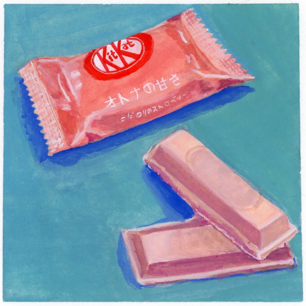 Strawberry KitKat print