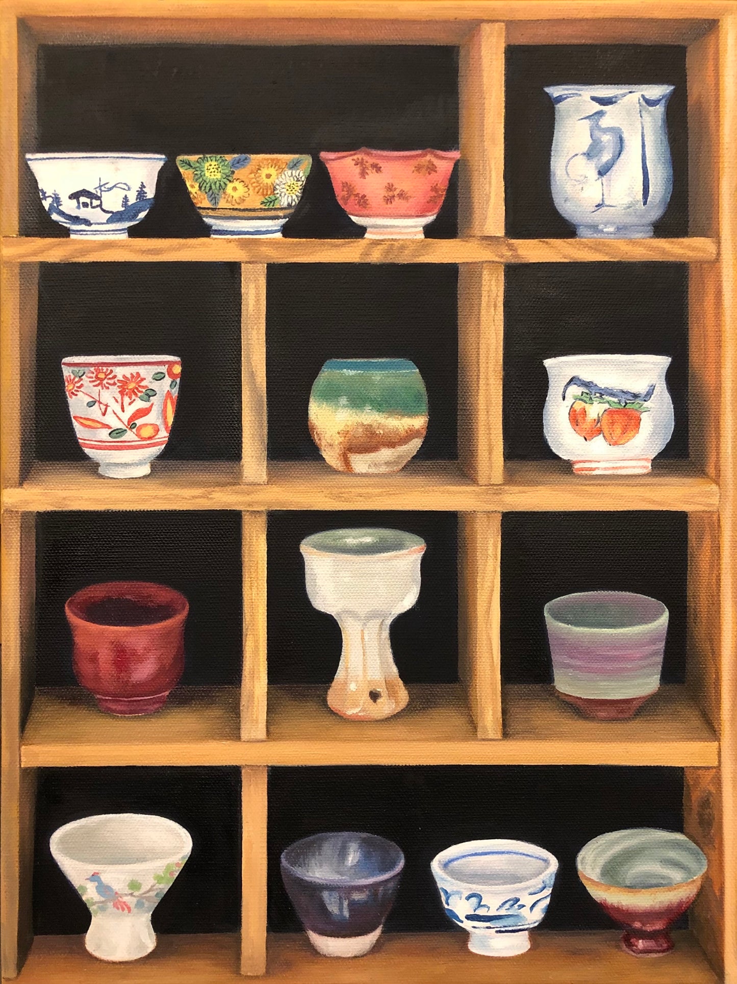 Sake Cup Case print