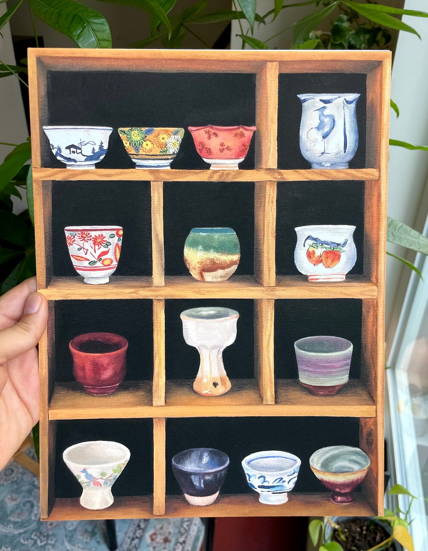 Sake Cup Case print