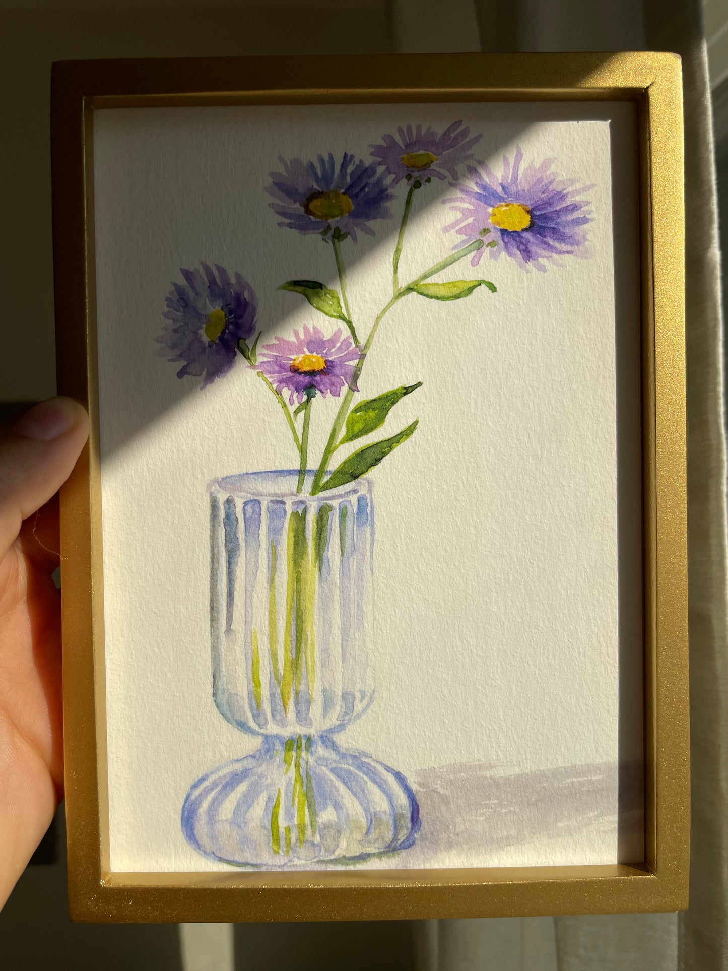 Purple Daisies print